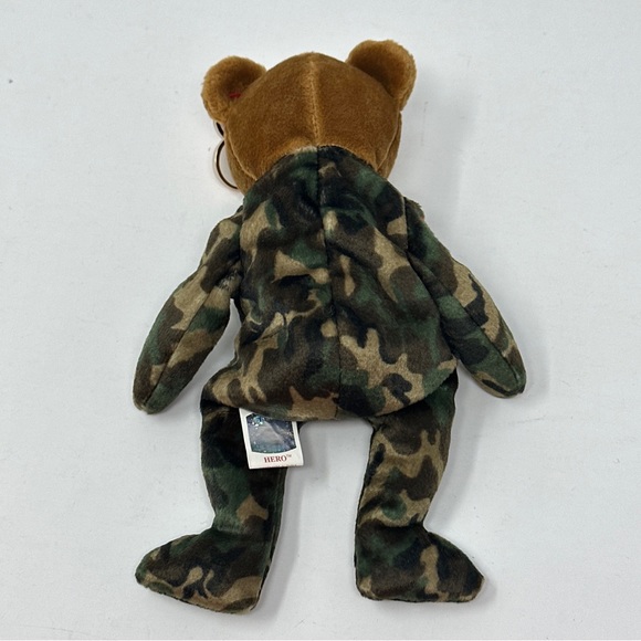 Lot of 4 Patriotic USA Unity Beanie Babies Bears Plush America Hero Spangle - Picture 8 of 16